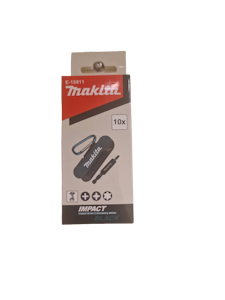 10-osaline otsikute komplekt, MAKITA Impact Black